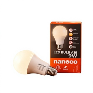 Ampoule SMD A19 9W 3000lm 3500K E27 non dimmable AC 220V PVC certifiée Energy Star CRI 80 88 Lm/W résidentielle, fabriquée au Vietnam - Product Image 2