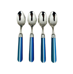 Ensemble de couverts en acier inoxydable à prix de gros avec manche en résine, finition poli miroir, pour la table, les mariages et les fêtes - Product Image 2