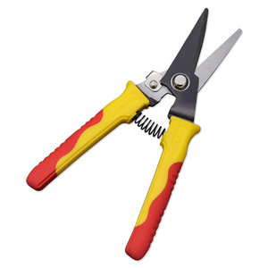 Lu Ban's Work Multi Purpose Electrician Shears Stainless Steel 5 Inch Straight Head Wire Sheet Metal Cutting Tools - Product Image 1