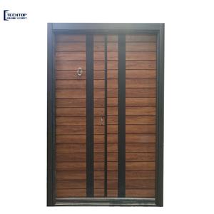 TECHTOP Fabrication de portes blindées professionnelles <span class=keywords><strong>Porte</strong></span> de sécurité pare-balles de style moderne avec fonction antivol pour appartements - Product Image 6