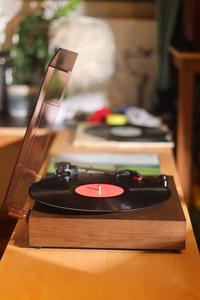 Chất lượng cao retro bàn xoay Máy nghe nhạc vinyl ghi Máy nghe nhạc AUX cho Bluetooth USB đầu ra loa không dây cho nhà - Product Image 2