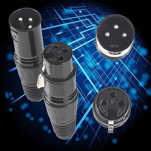 Hoge Kwaliteit Audio Microfoon Adapter Xlr <span class=keywords><strong>3</strong></span> Pin Man-vrouw Connectors Headphone Jack Audio & Video Groen Audio Zink legering - Product Image 6