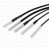 Verschleißfeste SS304 Metall-Schutzhülle Molex-Steckverbinder 3M Flexibles Silikonkabel Temperaturfühler PT1000