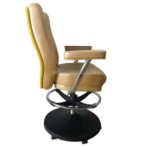 Sillas de Casino Giratorias Ajustables Personalizadas al por Mayor con Reposabrazos para Mesa de Póker - Product Image 5