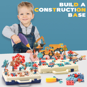 Kit de construction de mosaïque de clous en forme de champignons DIY, jouet éducatif de jeu de rôle, programme de cadeaux en gros, fournitures pour fêtes en plein air - Product Image 3