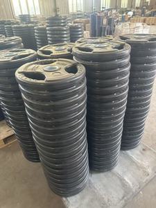 Chất lượng cao nhà phòng tập thể dục Trọng lượng nâng tấm cho nam giới miễn phí trọng lượng sức mạnh đào tạo cao su Barbell tấm - Product Image 4