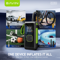 BAVIN Offre Spéciale PC1158S Portable 4500MAH d'urgence LED lumières Camping extérieur pompe à air batterie externe Wirh voiture pneu gonfleur