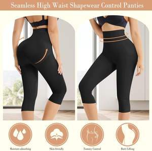 Culotte gainante invisible taille haute pour femme, amincissante, effet ventre plat, brûle-graisse - Product Image 3