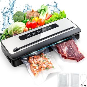 Machine de mise sous vide électrique automatique silencieuse pour la maison, mini, de table, pour le stockage des aliments, utilisation en camping-car et en garage - Product Image 1