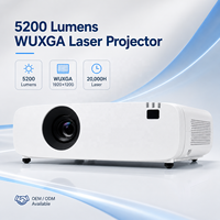Projecteur laser WUXGA 5200 lumens 1920x1200 haute luminosité pour salle de conférence