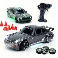 Voiture de course RC à drift rapide avec éclairage LED simulé, télécommandée 2,4 GHz, échelle 1/20, 4 roues motrices proportionnelles, personnalisable OEM
