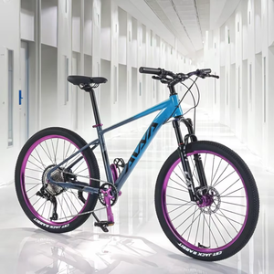 Precio al por mayor <span class=keywords><strong>bicicleta</strong></span> de montaña con borde colorido/<span class=keywords><strong>bicicleta</strong></span> Mtb de velocidad variable fija/cigüeñal cromado pintado de color arcoíris - Product Image 6