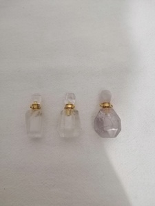 Botella de aromaterapia de aceite esencial de moda al por mayor, colgante de botella de <span class=keywords><strong>perfume</strong></span> de cristal multicolor con grabado de amor de Navidad - Product Image 5