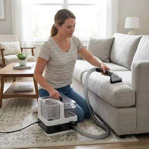 Nettoyeur de taches pour animaux de compagnie en gros, machine de nettoyage professionnelle portative pour tapis, canapés et tissus d'ameublement - Product Image 1