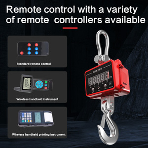 เครื่องชั่งแบบดิจิตอล LED พร้อมรีโมทคอนโทรลอินฟราเรด รองรับการปรับแต่ง OEM/ODM รับน้ำหนักได้ 500 กก. พร้อมการปรับเทียบ - Product Image 4