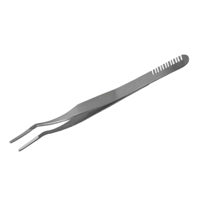Pince <span class=keywords><strong>à</strong></span> <span class=keywords><strong>épiler</strong></span> incurvée en acier inoxydable BONET BTZ0426 125MM – Outil de sécurité durable pour la beauté, les cosmétiques et l'extension des cils - Product Image 6