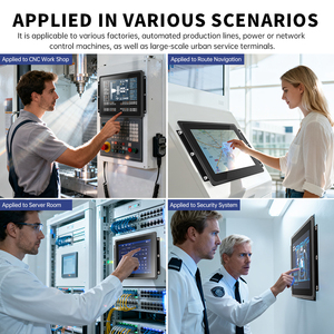 איכות גבוהה תעשייתי כל-ב-אחד 21.5 "ip65 pcap קיבולי j9001/i5/i7 cpu linux/windows מוטמע לוח pc - Product Image 5