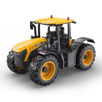 Double E E359-003 RC 2.4G 1/16 Tracteur agricole JCB simulé à télécommande, jouets de construction d'ingénierie, véhicules, passe-temps, cadeaux