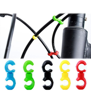 Attaches de guidage de câbles pour VTT et vélo de route, clips de fixation de type S pour gestion des câbles, pinces de fixation pour câbles de levier de vitesses et de frein en plastique - Product Image 3