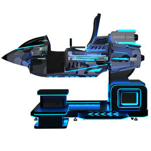 Avion et hélicoptère de PC en métal de simulateur de vol de la rotation 360 commerciale 9D VR pour l'utilisation de centre commercial de divertissement à la maison d'intérieur - Product Image 4