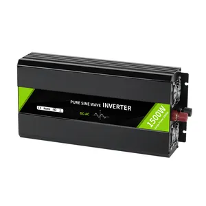 Yüksek verimlilik kapalı ızgara 1000 Watt tepe gücü 2000W UPS 12V 220V inverterli akü şarj