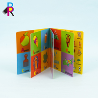 Livre de planche personnalisé pour enfants, vente en gros, livres d'apprentissage pour enfants, livre de planche coulissant animal