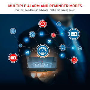 U1 New Hot Sell Car Hud Head-up-<span class=keywords><strong>Display</strong></span> OBD2-Messgerät Hud mit 3,5-Zoll-<span class=keywords><strong>LCD</strong></span>-Projektion Universal Digital Tachometer - Product Image 5