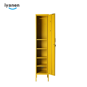 Luoyang Factory KD struttura mobili per la casa stoccaggio in metallo camera da letto <span class=keywords><strong>Almira</strong></span> abiti in acciaio armadi di stoccaggio armadio camera armadietto - Product Image 2