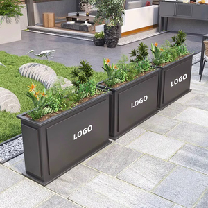 <span class=keywords><strong>Macetero</strong></span> <span class=keywords><strong>Rectangular</strong></span> Extra <span class=keywords><strong>Grande</strong></span> de Acero Inoxidable, Fabricante Chino Maorong, Tamaño Personalizado para Jardín, Duradero - Product Image 1