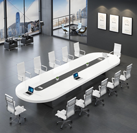 Mobilier de bureau moderne Ensemble de bureau Bureau pour salle de conférence Table de réunion Table de conférence Chaises et tables de conférence