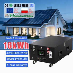 PL Stock 15kwh LiFePO4 <b>48v</b> 314ah Lithium <b>Battery</b> Level Indicator 51.2v 324ah 16kWh Home Energy Storage Stackable Movable <b>Battery</b> - Product Image 1