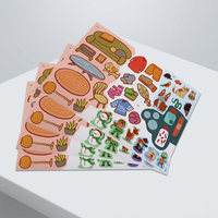 Feuilles d'autocollants personnalisés OEM prédécoupés – Étiquettes sur mesure pour l'emballage des petites entreprises, les agendas, les albums de scrapbooking, les journaux et le branding de détail