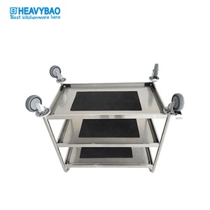 Heavybao sản phẩm phổ biến khách sạn thương mại 2/3/4/5 tầng ống tròn dịch vụ phòng thực phẩm Giao thông vận tải giỏ hàng xe đẩy - Product Image 4
