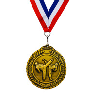Noble Haute Qualité Pas Cher Taekwondo Tournoi Médaille D'honneur Compétition De Boxe Médaille Plaquée Antique