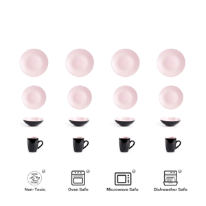 Semtember Promotion Round Kitchen Plates Set Coffee Mug Elegant High-End Microwave Oven Safe <b>Dinnerware</b> Set Wedding Celebration - Product Image 6