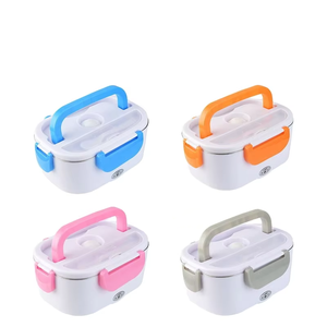 Contenitore per Pranzo in Acciaio Inox con Coperchio Riscaldabile in PP e Borsa per Auto e Casa, <span class=keywords><strong>2</strong></span> Scomparti - Product Image 6