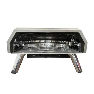 Hot Sale Small Commercial Gas BBQ Pizza Oven Kitchen Stainless Steel Portable Outdoor Gas Pizza Oven