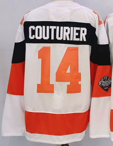 เสื้อฮอกกี้น้ำแข็งปักลายทีมฟิลาเดลเฟียใหม่ปี 2026 หมายเลข 11 ทราวิส โคเนคนี หมายเลข 14 ฌอน คูตูริเยร์ หมายเลข 74 โอเว่น ทิปเพ็ตต์ หมายเลข 39 มัตเว ไมช์คอฟ - Product Image 4