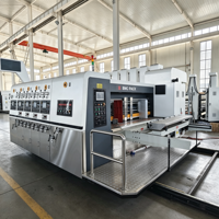 Machine d'impression flexographique à transfert sous vide entièrement automatique, imprimante flexo haute vitesse pour ligne de production d'emballages en carton ondulé