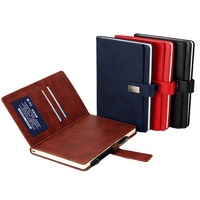 Tailles A4/A5/B5 personnalisables carnet de notes d'affaires couverture en cuir 100 pages intérieures fil couture reliure papier d'impression thermique