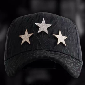 Chất Lượng Hàng Đầu 6 Bảng Điều Chỉnh Một Khung Gorras El Barbas Mũ Sang Trọng Mens 24K Vàng <span class=keywords><strong>Hat</strong></span> Da Lộn Mũ Bóng Chày Barbas Mũ Với Kim Loại Logo - Product Image 1