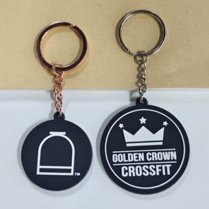 Sublimation <b>Blanks</b> Customized Promotional Cute Soft PVC Rubber Key <b>Ring</b> Key Chain Keychain, Rubber Keyring, Silicone Key Chain - Product Image 2