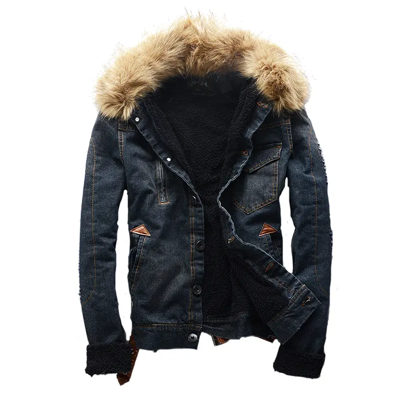 2020 Winter New Products Korean Hooded Cotton Jacket Thicken Plus Fleece Short Denim Jacket