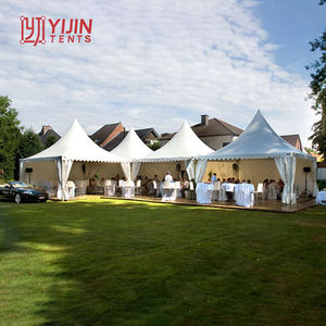 Tente Pagode Blanche en PVC de Style Arabe pour Mariages et Événements 4m x 4m 5m x 5m - Product Image 3