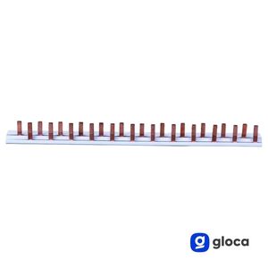 Bloque de Terminales Gloca para Riel DIN, 12 Módulos, 22.5 cm, 40A, Cobre, 220V, 1P+N - Product Image 4