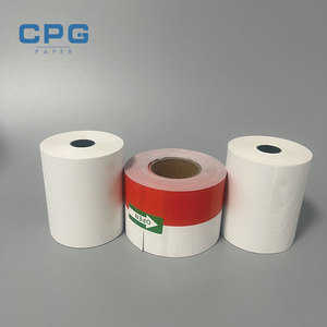 Papier thermique blanc lisse 48 g/m² 80x70 mm 80x80 mm, rouleau de papier de caisse pour restaurant, fabrication OEM sur mesure, vente en gros - Product Image 1