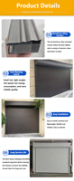 Garage électrique automatique moderne personnalisé roulant pour villa en alliage d'aluminium industriel-pour usage domestique Notre garage fournisseur