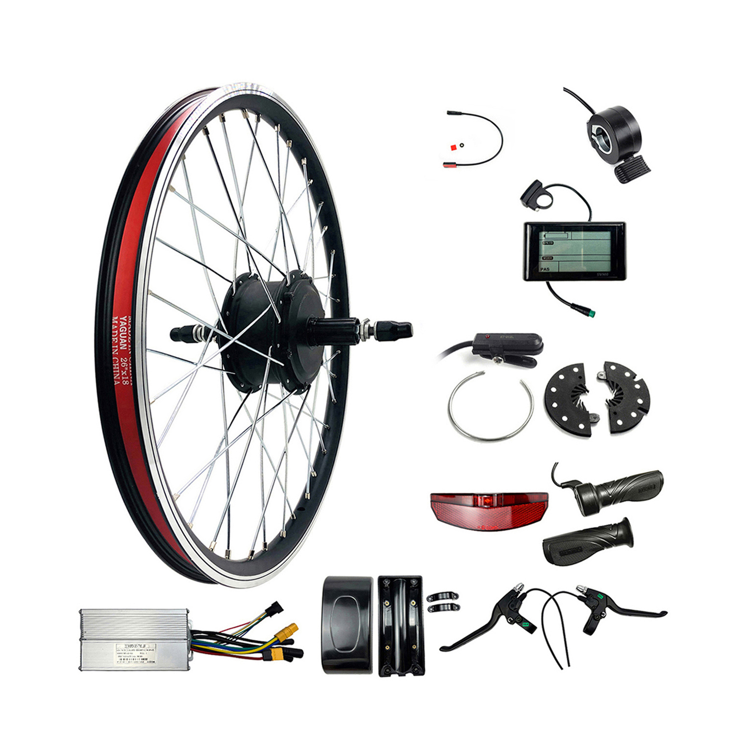 Bicycle rear wheel disc brake conversion kit sale