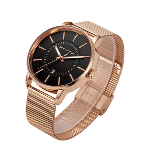 Relojes Hombre Mini Focus MF0034G orologi minimalisti <span class=keywords><strong>in</strong></span> oro rosa orologio al quarzo semplice personalizzato <span class=keywords><strong>in</strong></span> acciaio inossidabile a rete - Product Image 2