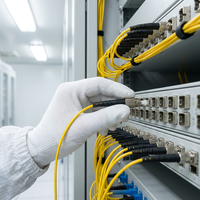 LC OM3 Duplex Fiber Optic Patch Cord 2.0mm 1m/2m/3m/5m/10m for FTTH/FTTB/FTTX Networking Data Center